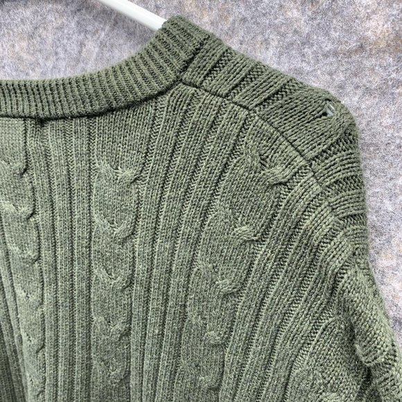 Eddie Bauer Sweater Men's Extra Large Tall Adult Green Long Sleeve Outdoors - Picture 13 of 15